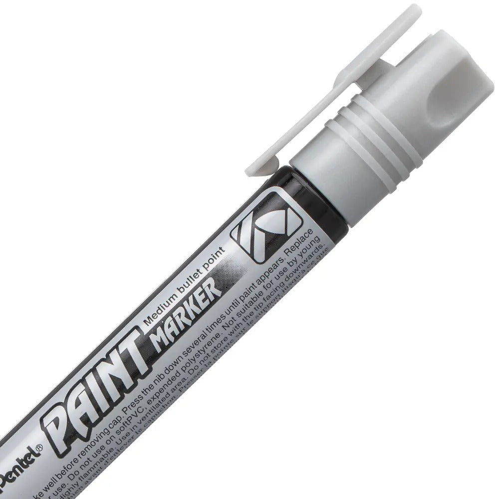 Paint Markers, Medium Bullet Point, Silver Ink