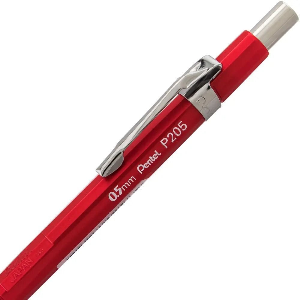 Sharp Mechanical Pencil, (0.5mm), Metallic Red Barrel