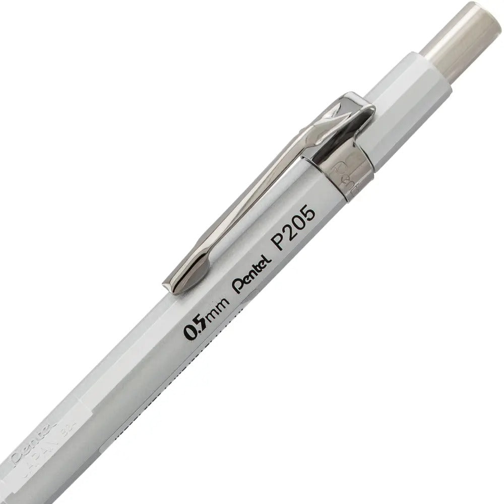 Sharp Mechanical Pencil, (0.5mm), Metallic Silver Barrel
