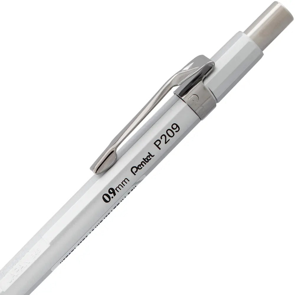 Sharp Mechanical Pencil, (0.9mm), Metallic Silver Barrel