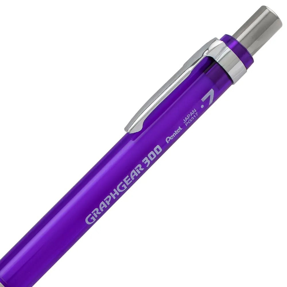 GraphGear 300 Mechanical Pencil, (0.7mm) Medium line, Violet Barrel