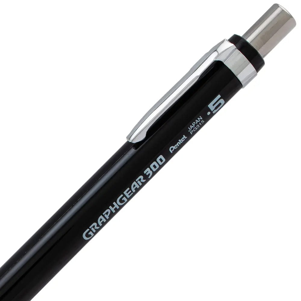 GraphGear 300 Mechanical Pencil, (0.5mm) Fine line, Black Barrel