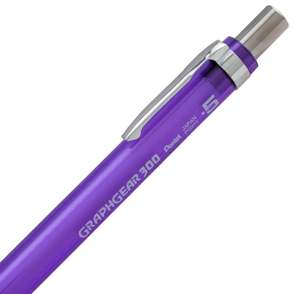 GraphGear 300 Mechanical Pencil, (0.5mm) Fine line, Violet Barrel