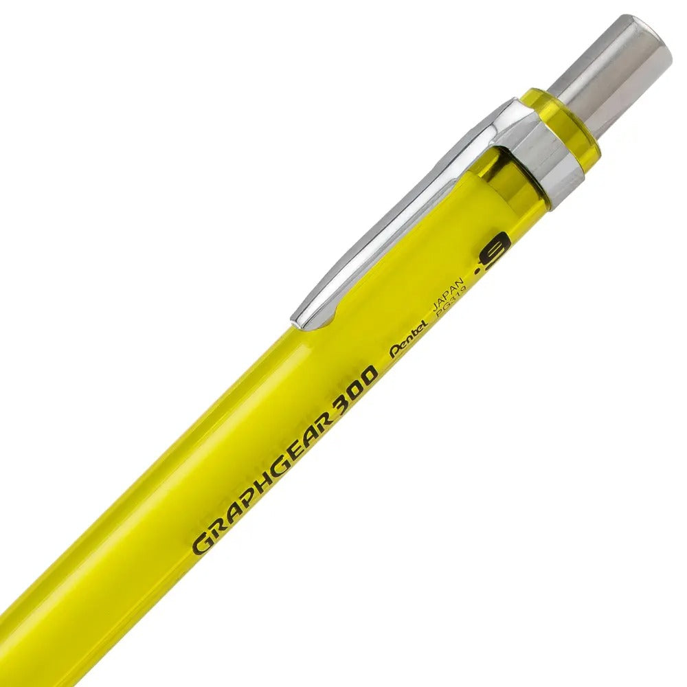 GraphGear 300 Mechanical Pencil, (0.9mm) Thick line, Yellow Barrel