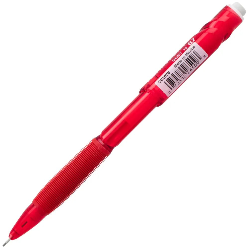 Twist-Erase GT (0.7mm) 1-CLICK Mechanical Pencil Transparent Red