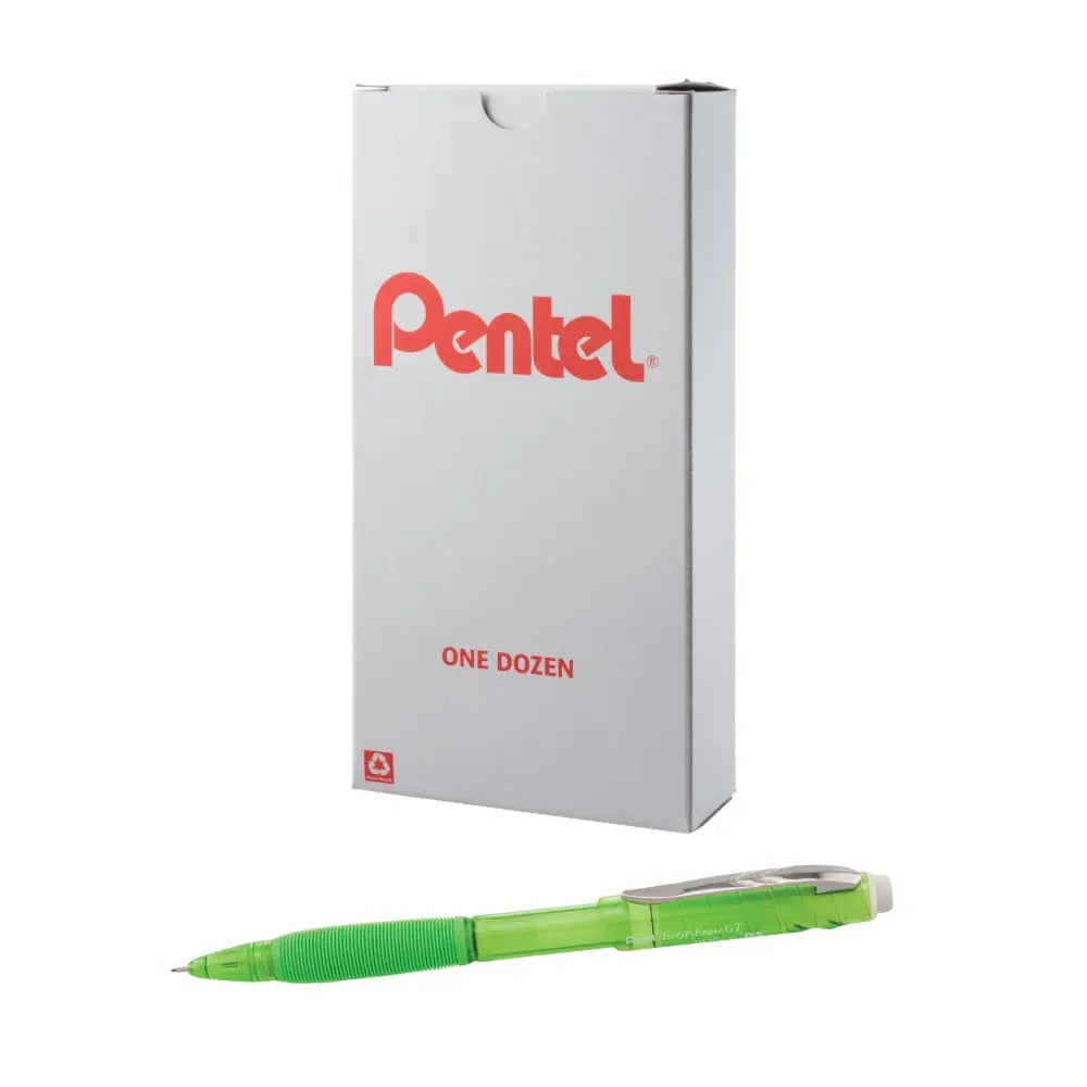 Twist-Erase GT (0.5mm) 1-CLICK Mechanical Pencil Transparent Lime Green