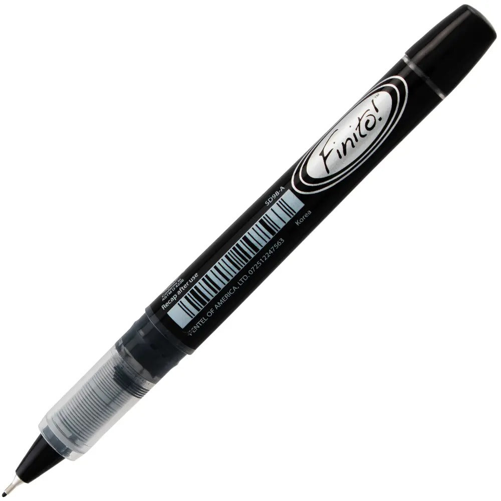 FINITO! Porous Point Pen X-tra Fine Point Tip, Black Ink