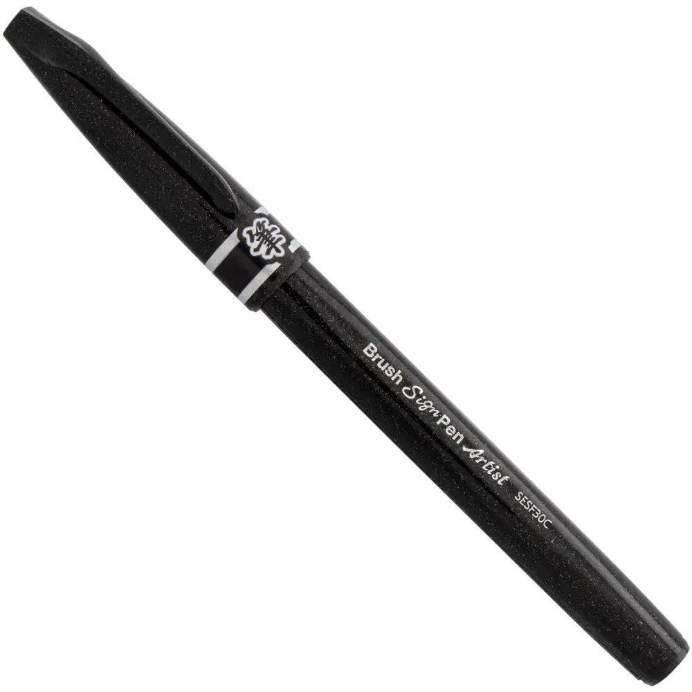 Pentel Arts Sign Pen Micro Brush, Black Ink