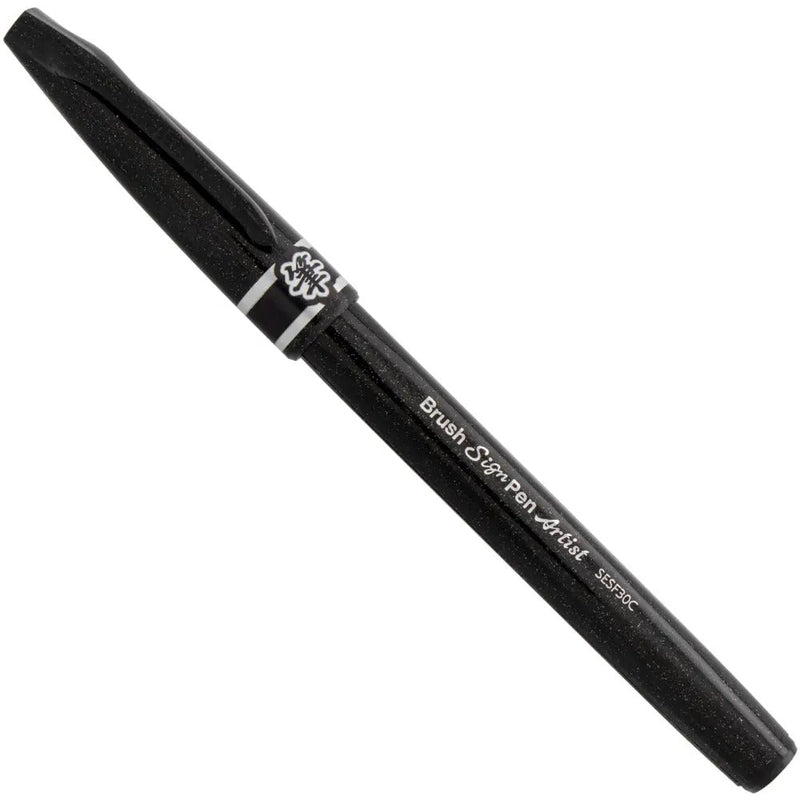 Pentel Arts Sign Pen Micro Brush, Black Ink