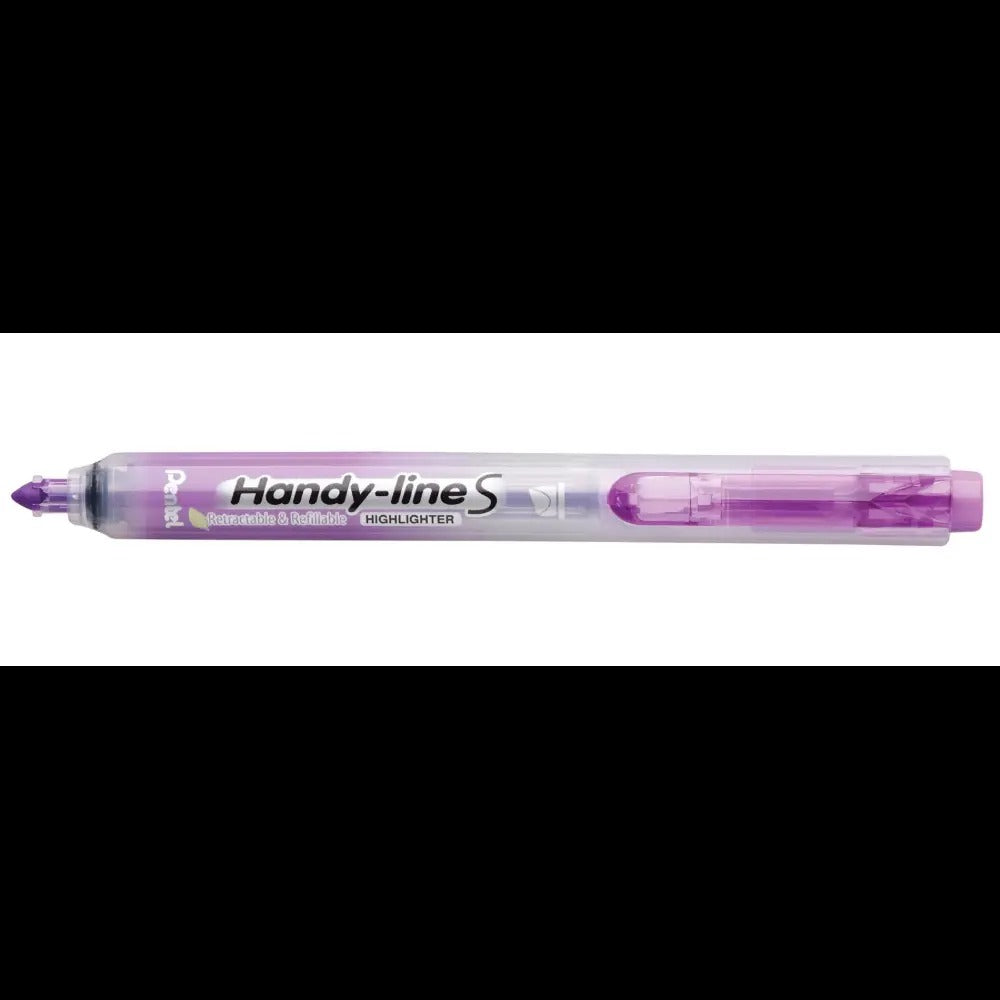Handy-Line S Retractable & Refillable Highlighter, Chisel Tip, Violet Ink