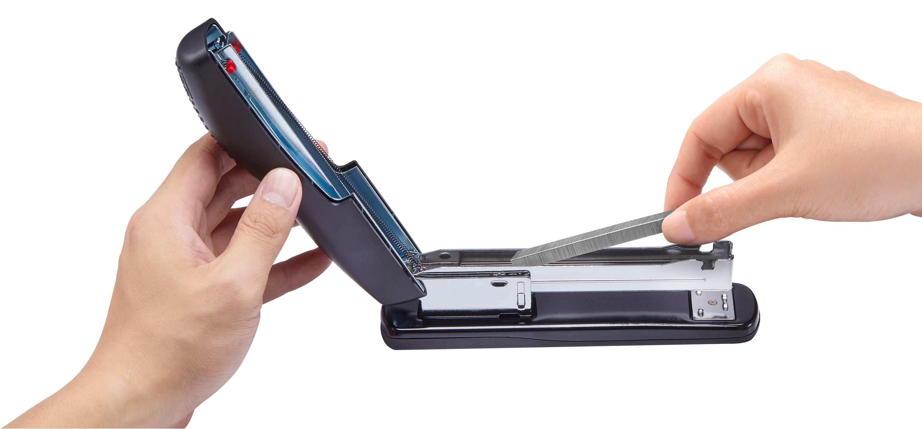 Bostitch Ergonomic Desktop Stapler, Black, 2 Pack