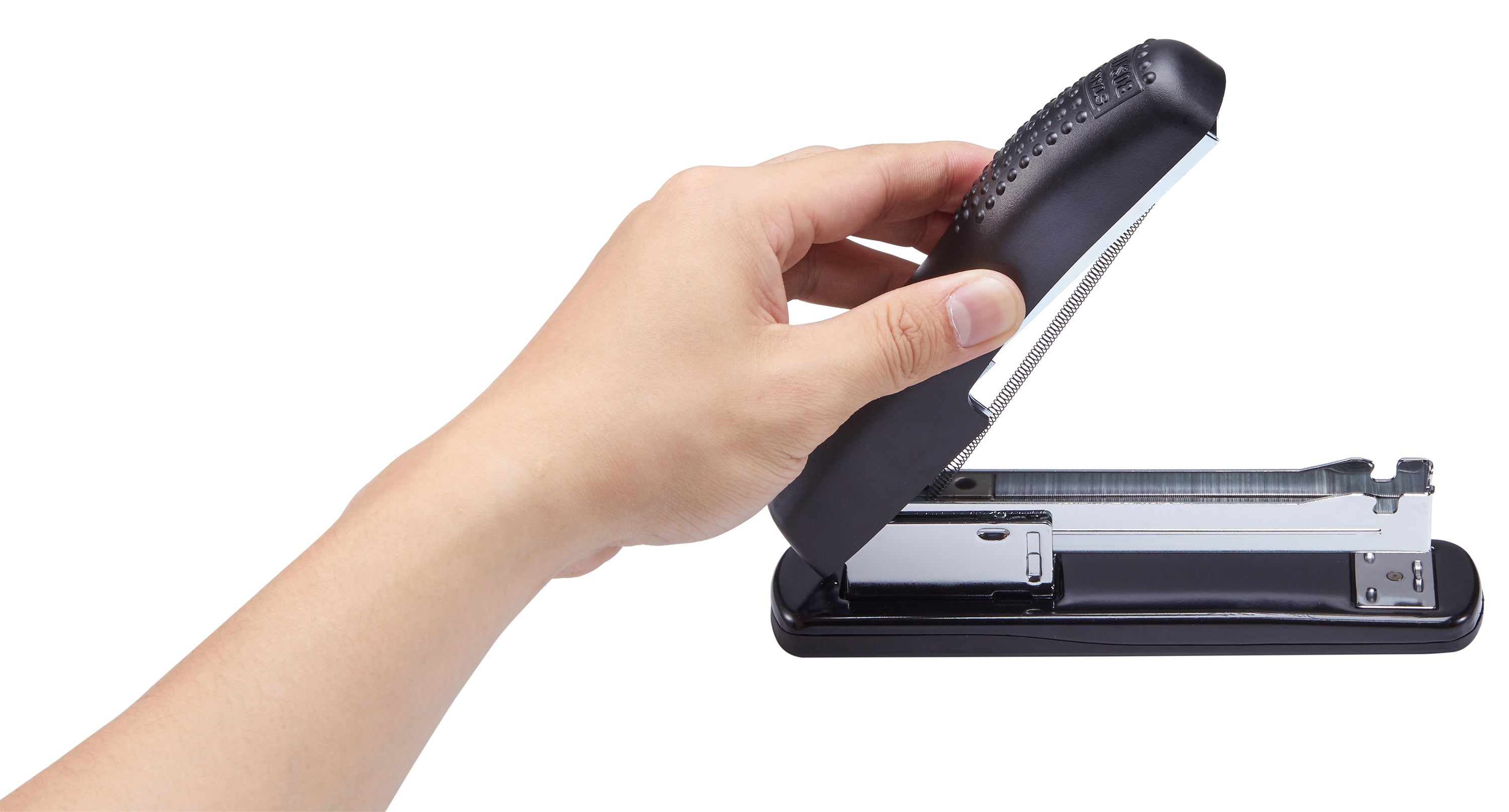 Bostitch Ergonomic Desktop Stapler, Black, 2 Pack