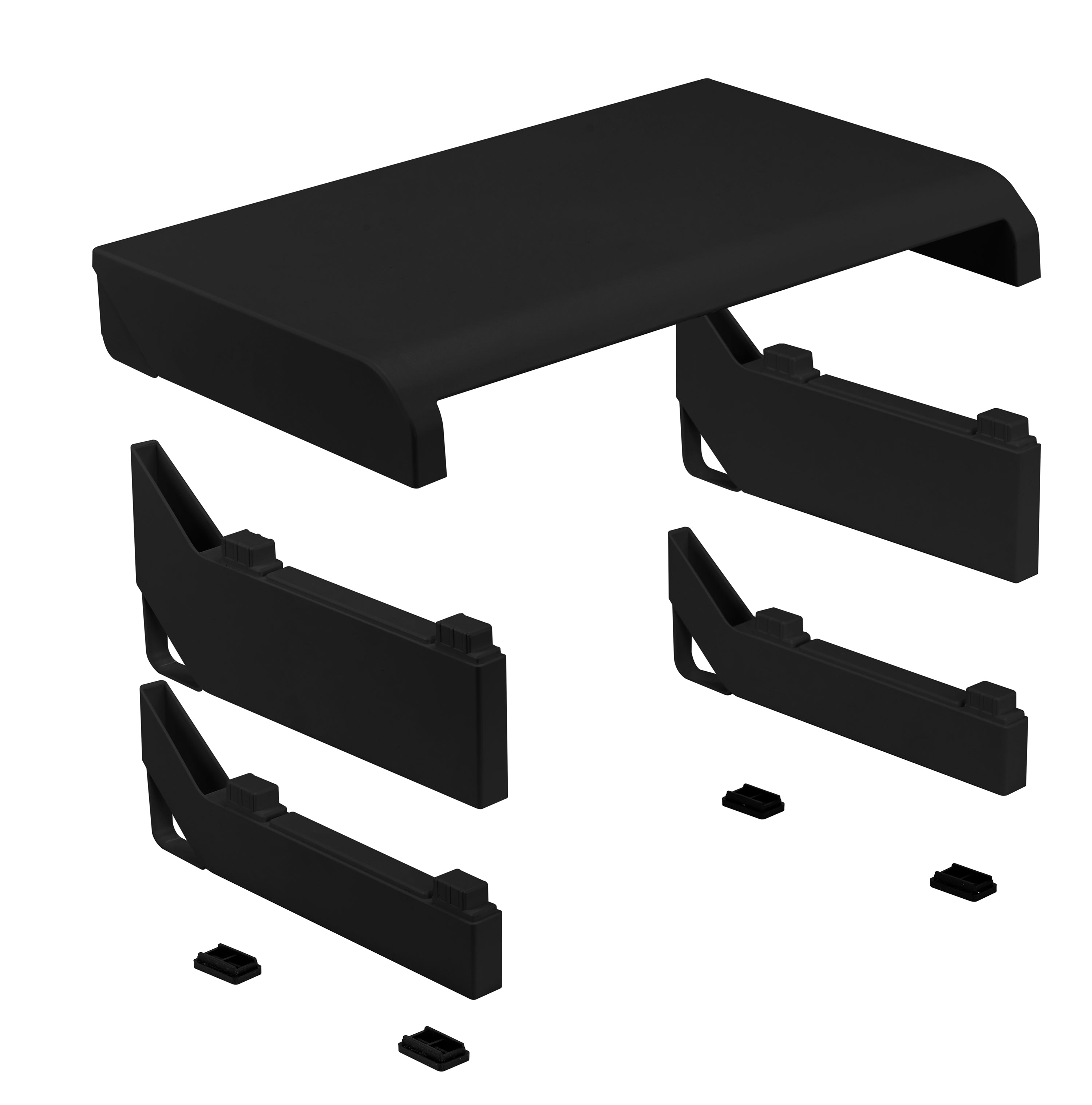 Bostitch Konnect Monitor Stand, Black