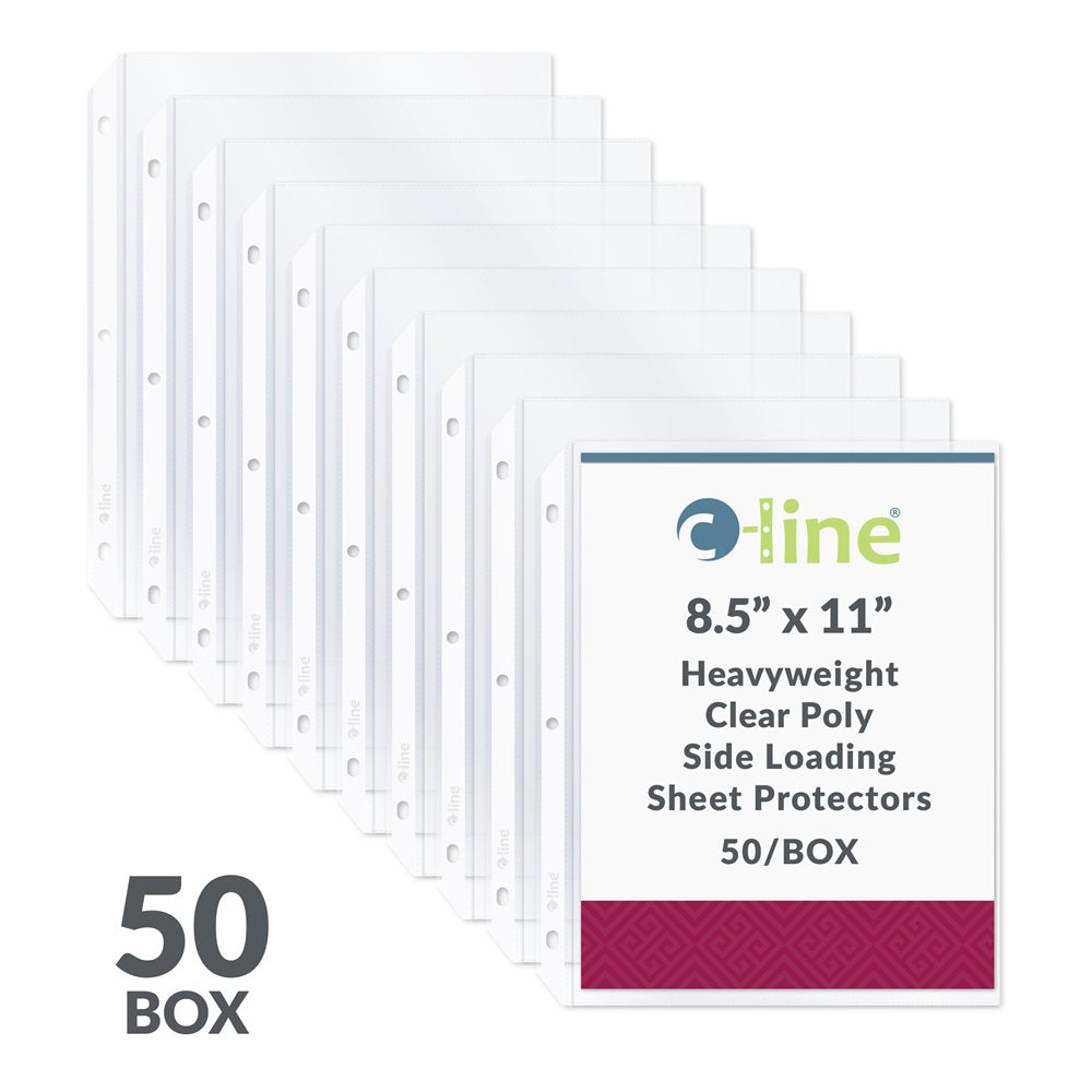 Wholesale Sheet Protectors: Discounts on C-Line Side Loading Sheet Protector CLI62313