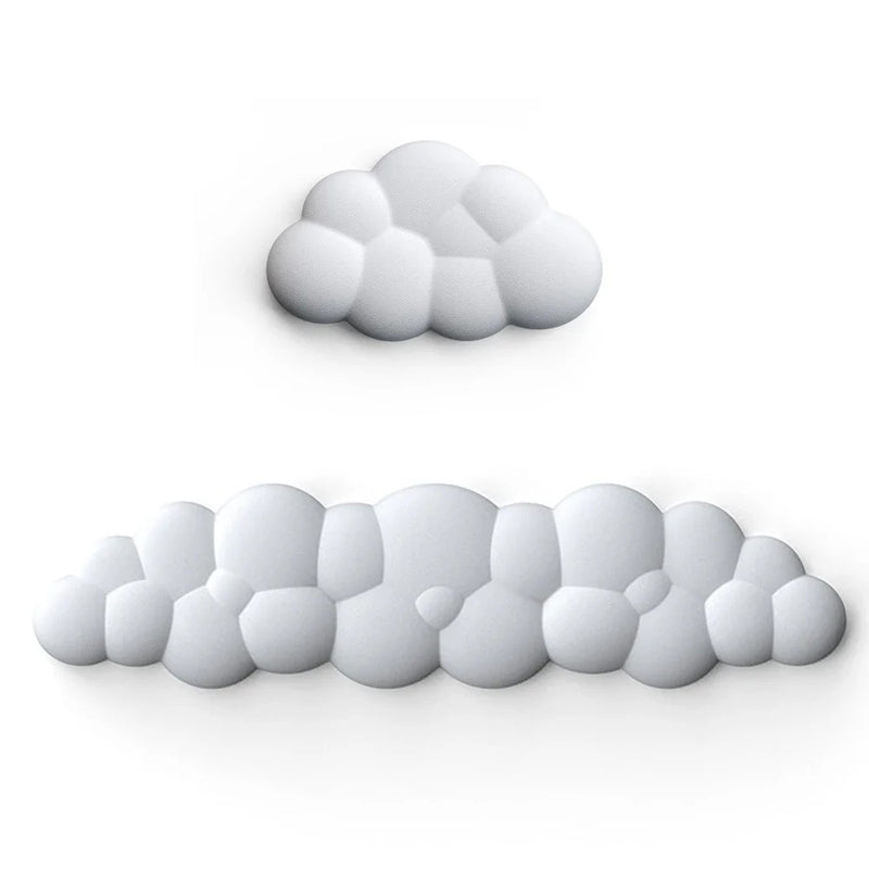 Cloud wrist rest set, small and long