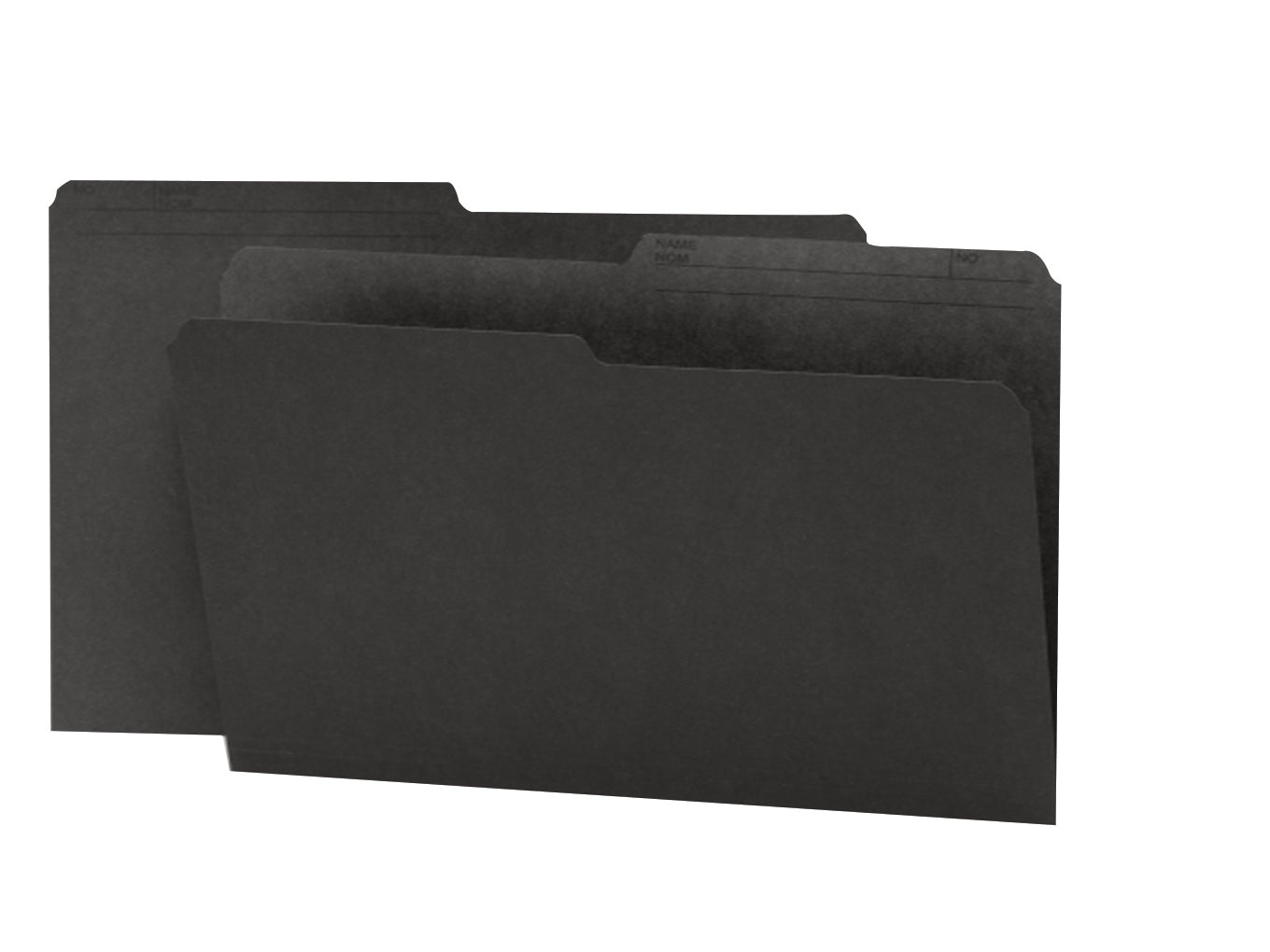 Bulk Discounts on Smead Color File Folders - Reversible File Folder, 1/2-Cut Tab, Legal Size, Black, 100 per Box (15364)