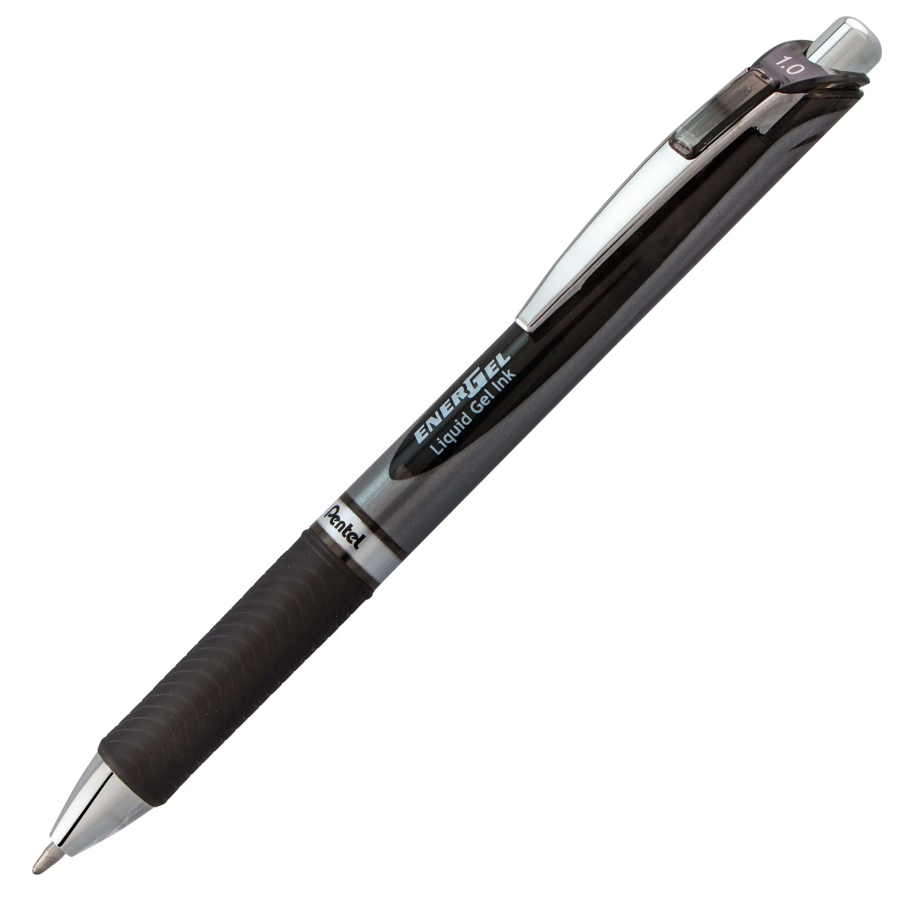 EnerGel RTX Retractable Liquid Gel Pen, (1.0mm) Metal Tip, Bold Line, Violet Ink