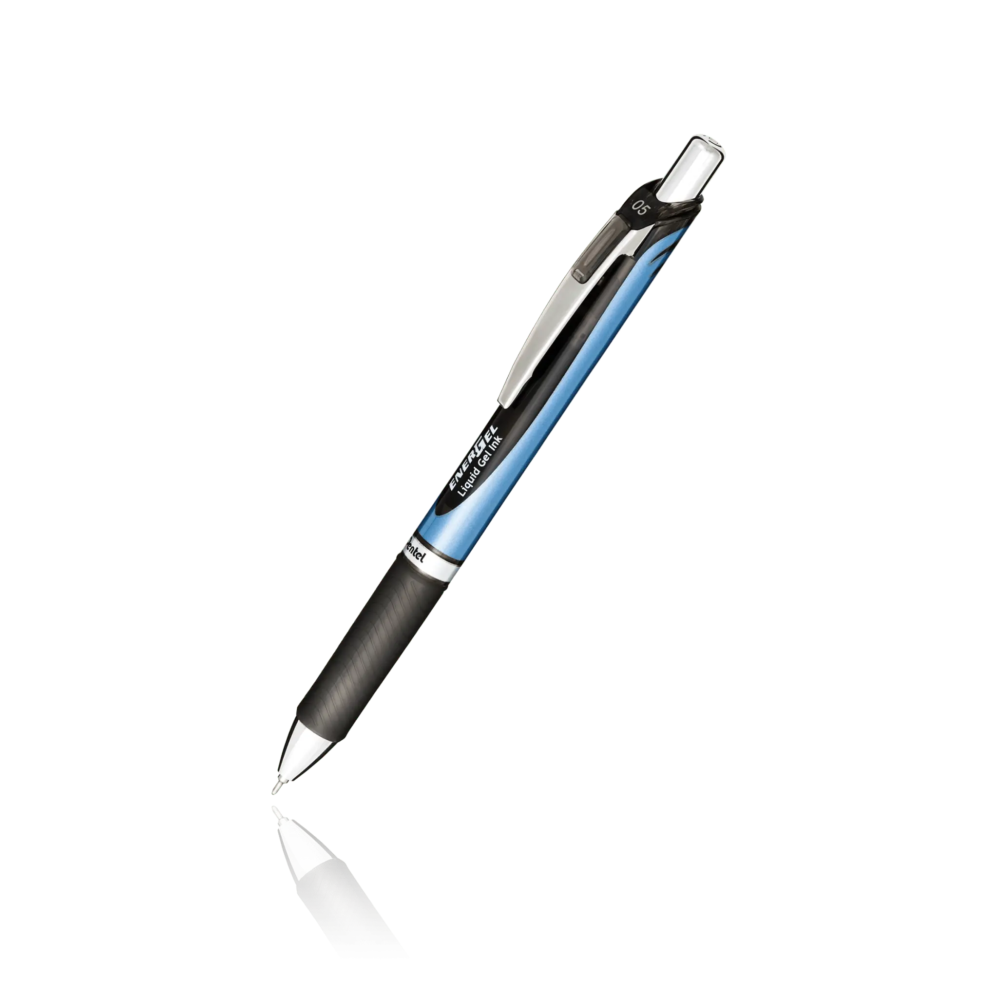 EnerGel RTX Retractable Liquid Gel Pen, (0.5mm) Needle Tip, Fine Line, Green Ink