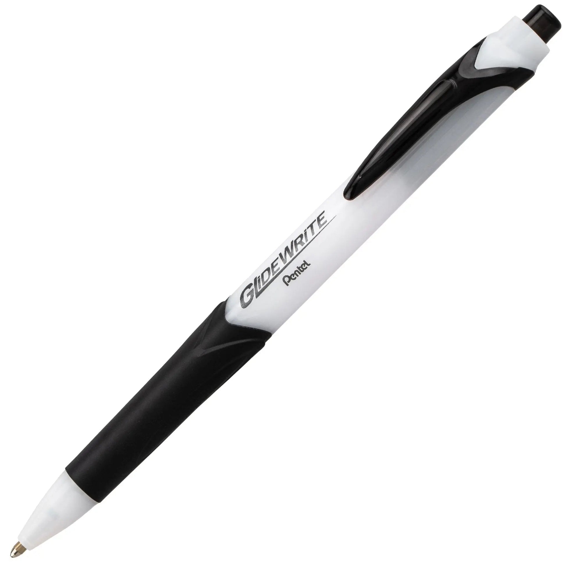 GlideWrite Ballpoint Pen with TechniFlo Ink, (1.0mm) Medium Line, Black