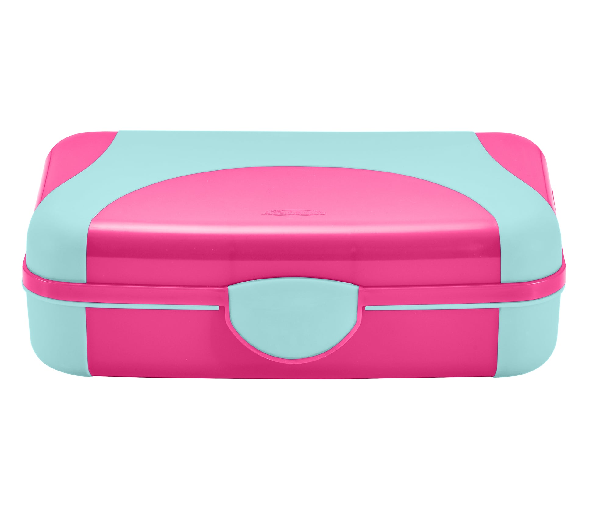 Lockermate By Bostitch Overmolded Pencil Box, Pink/Blue