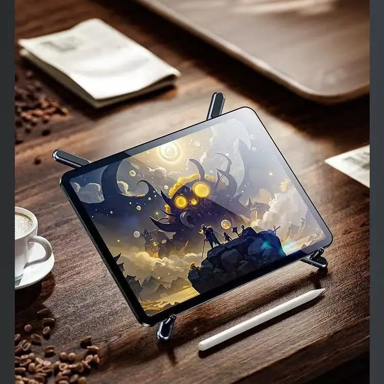 Stand holding a tablet