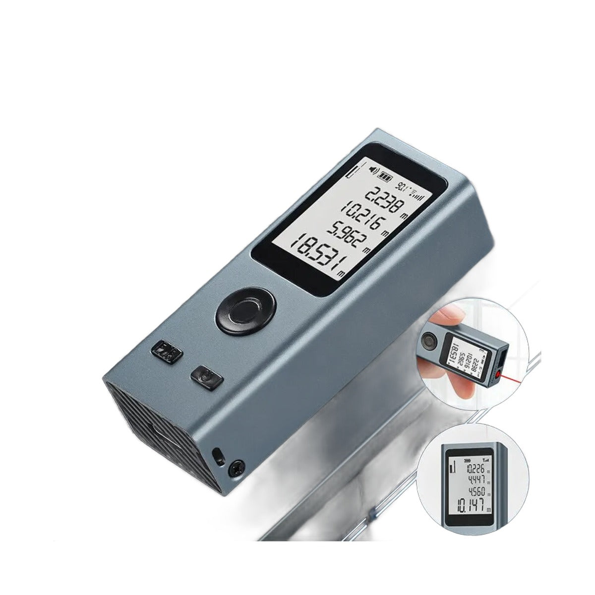 Laser Distance Meter, 100 ft Rechargeable
