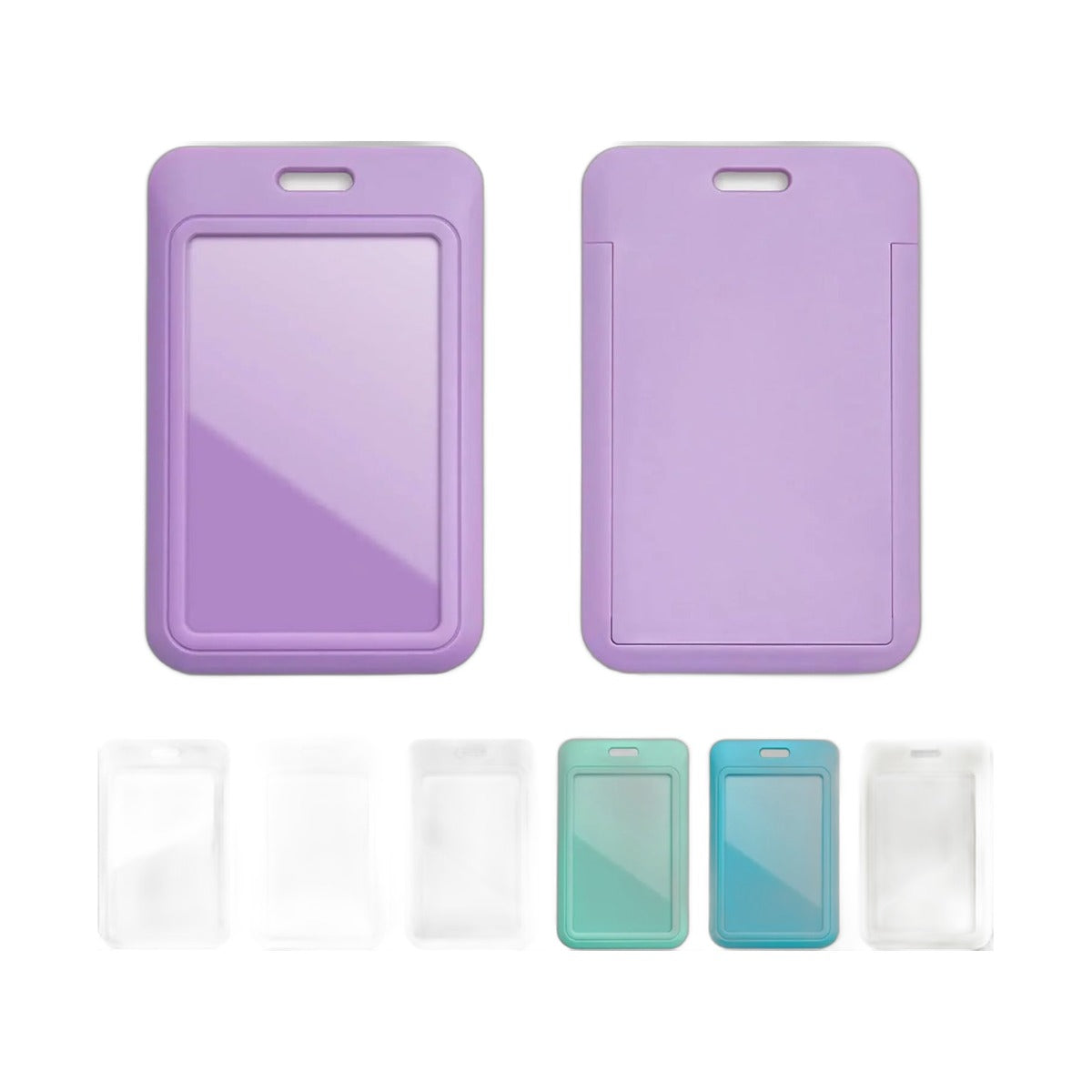 Sliding ID Badge Holder with Clear Window