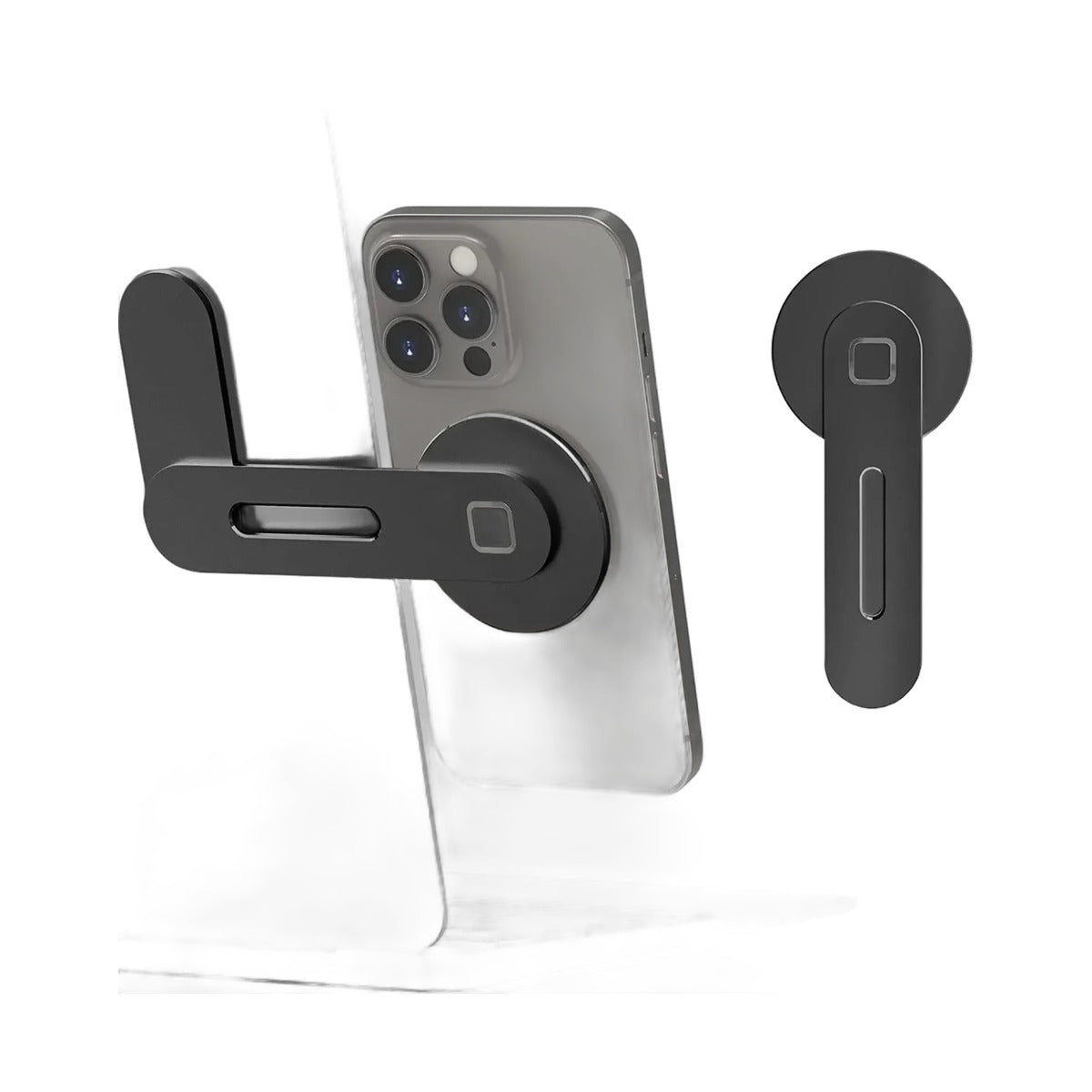 Magnetic Laptop Side Phone Holder