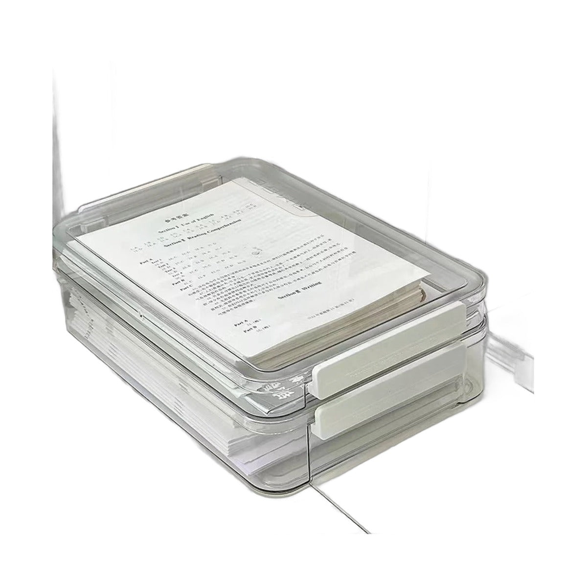 Clear Acrylic A4 File Box, Dustproof