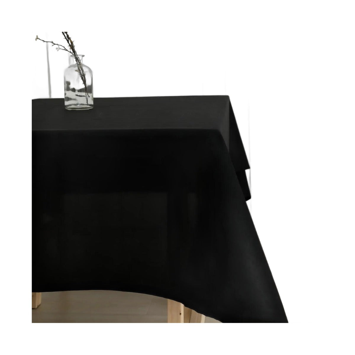 Black Conference Tablecloth
