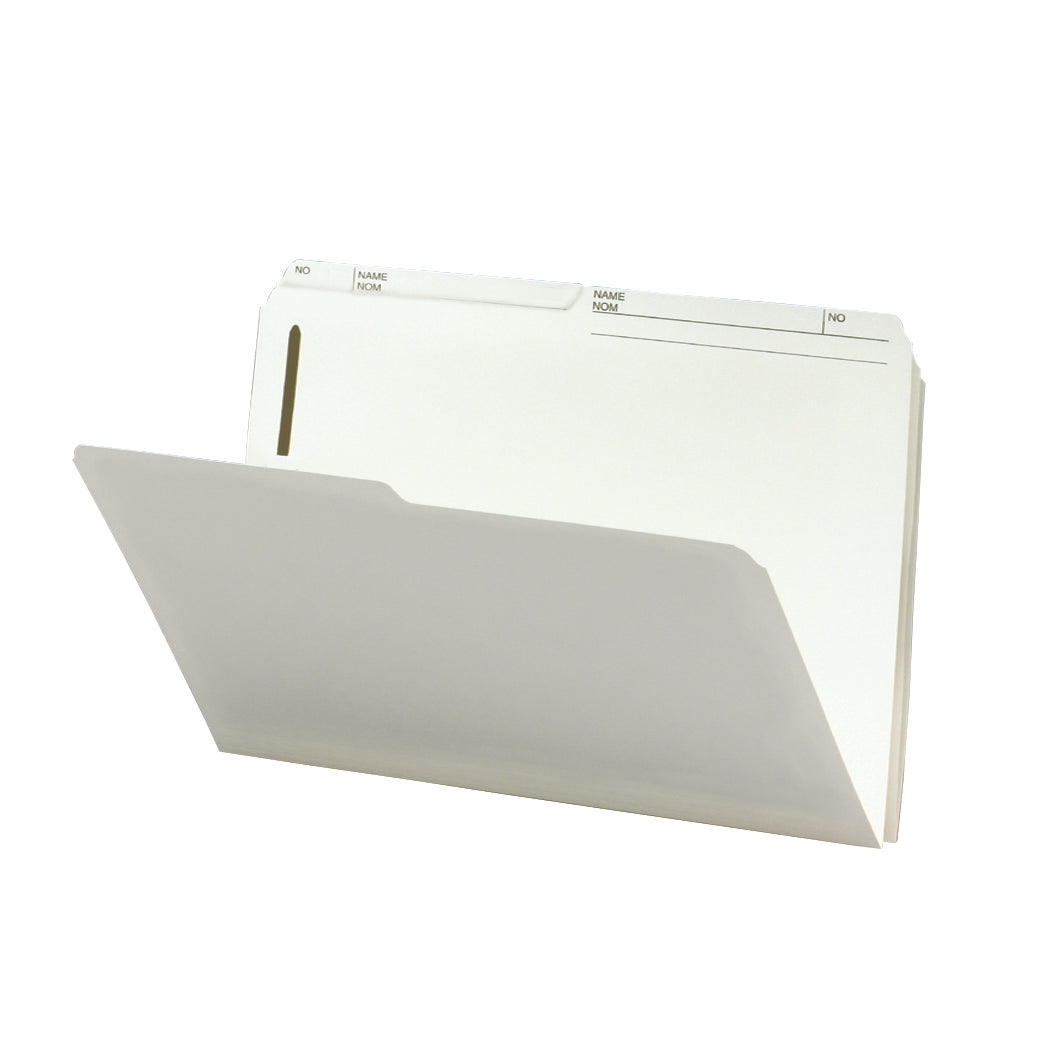 Bulk Discounts on Smead Fastener Folders - Fastener File Folder, 2 Fasteners, 1/2-Cut Printed Tab, Legal Size, Ivory, 50 per Box (19570)