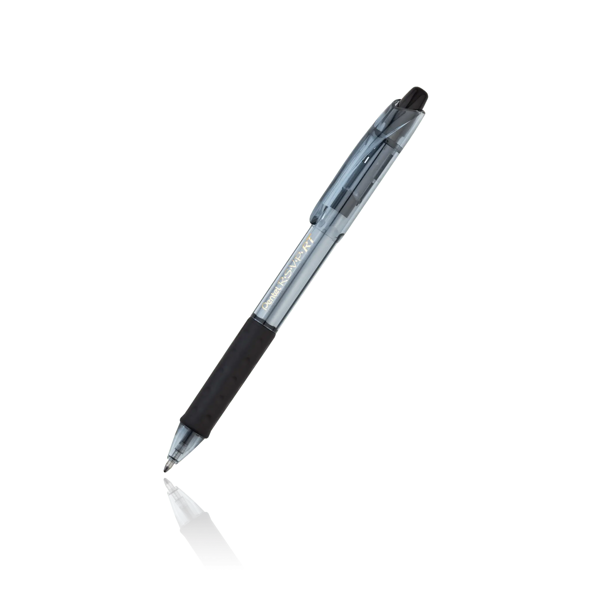 RSVP RT COLORS Retractable Ballpoint Pen, (1.0mm) Medium Line, Sky Blue Barrel, Sky Blue Ink