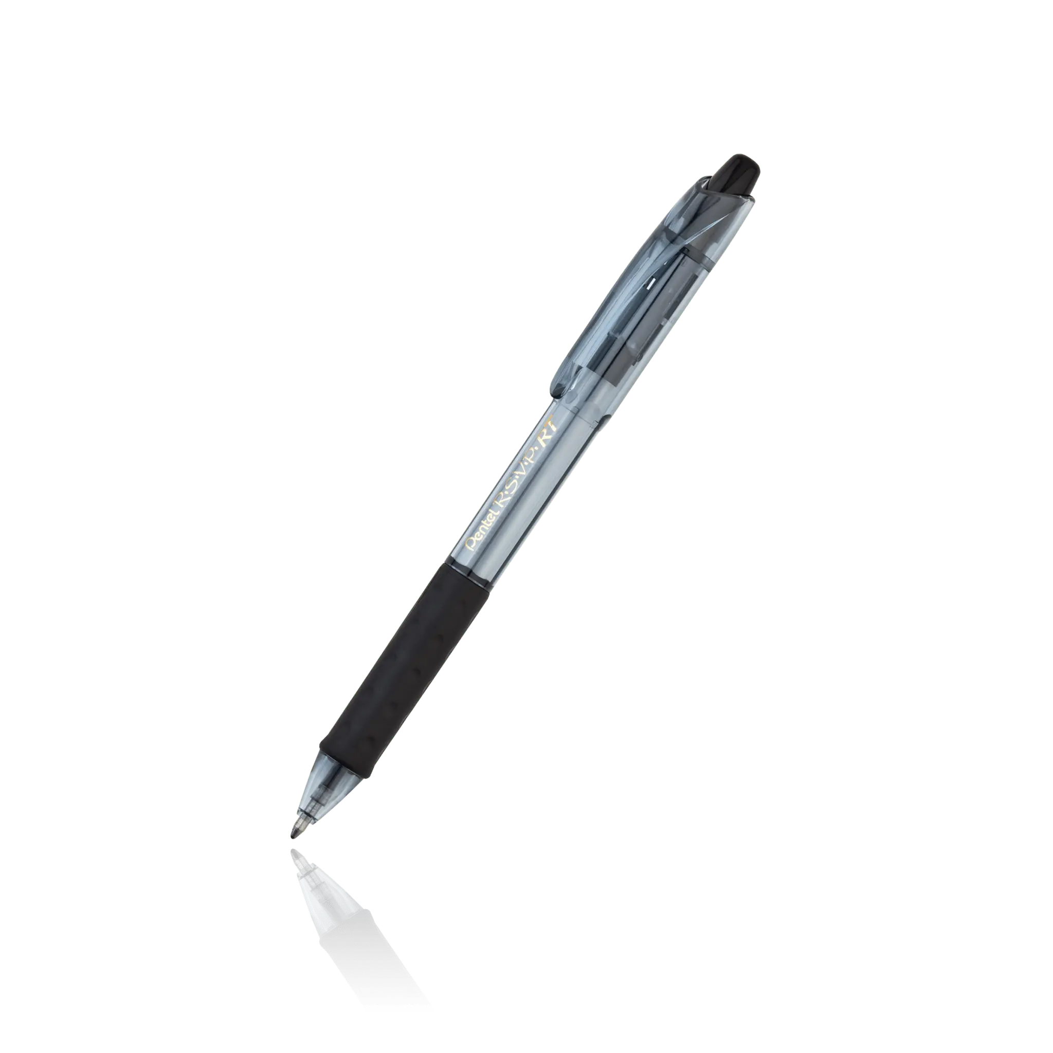 RSVP RT COLORS Retractable Ballpoint Pen, (1.0mm) Medium Line, Sky Blue Barrel, Sky Blue Ink