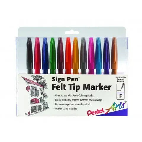 Pentel Fiber-tipped Sign Pens PENS52012