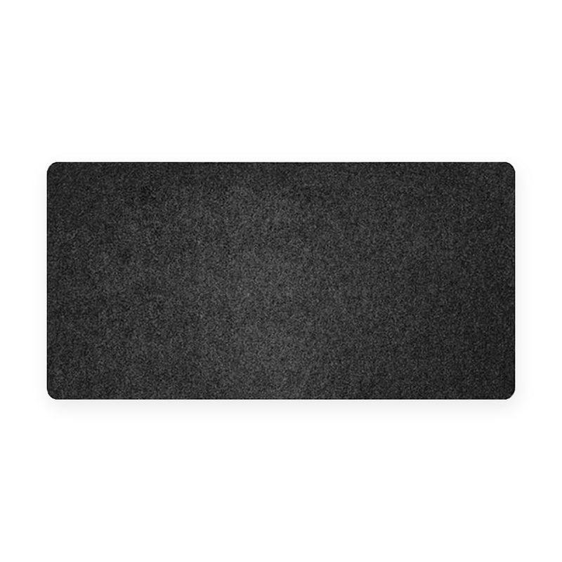 Wool Felt Desk Mat in Dark Gray
